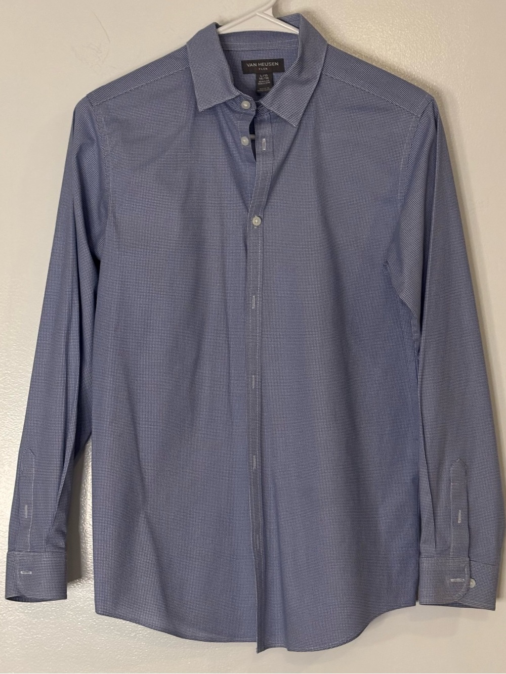 Van Heusen Boys Blue Long-Sleeve Dress Shirt